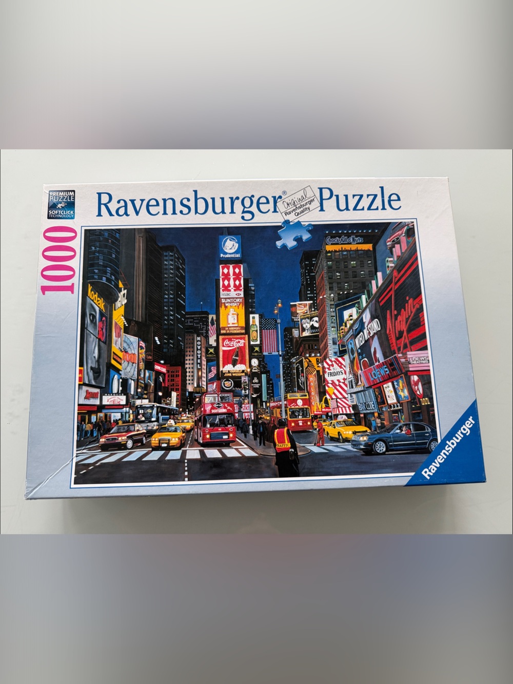 Ravensburger Vibrant Times Square Scene Puzzle - complete